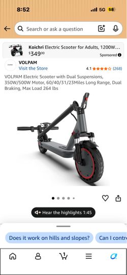 Electric scooter
