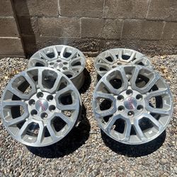 Aluminum rims off 2018 GMC Denali