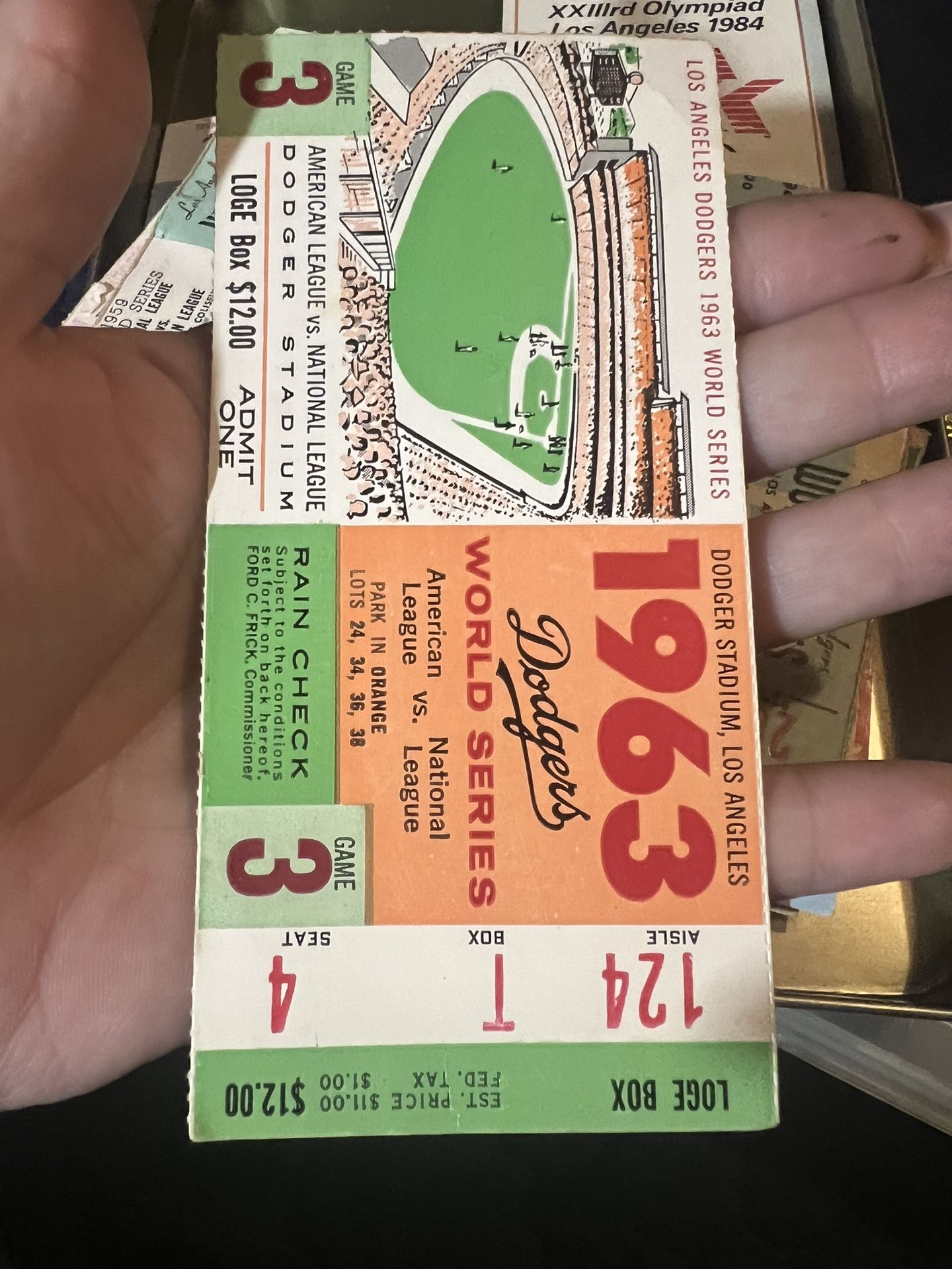 RARE WORLD SERIES TICKET STUBS