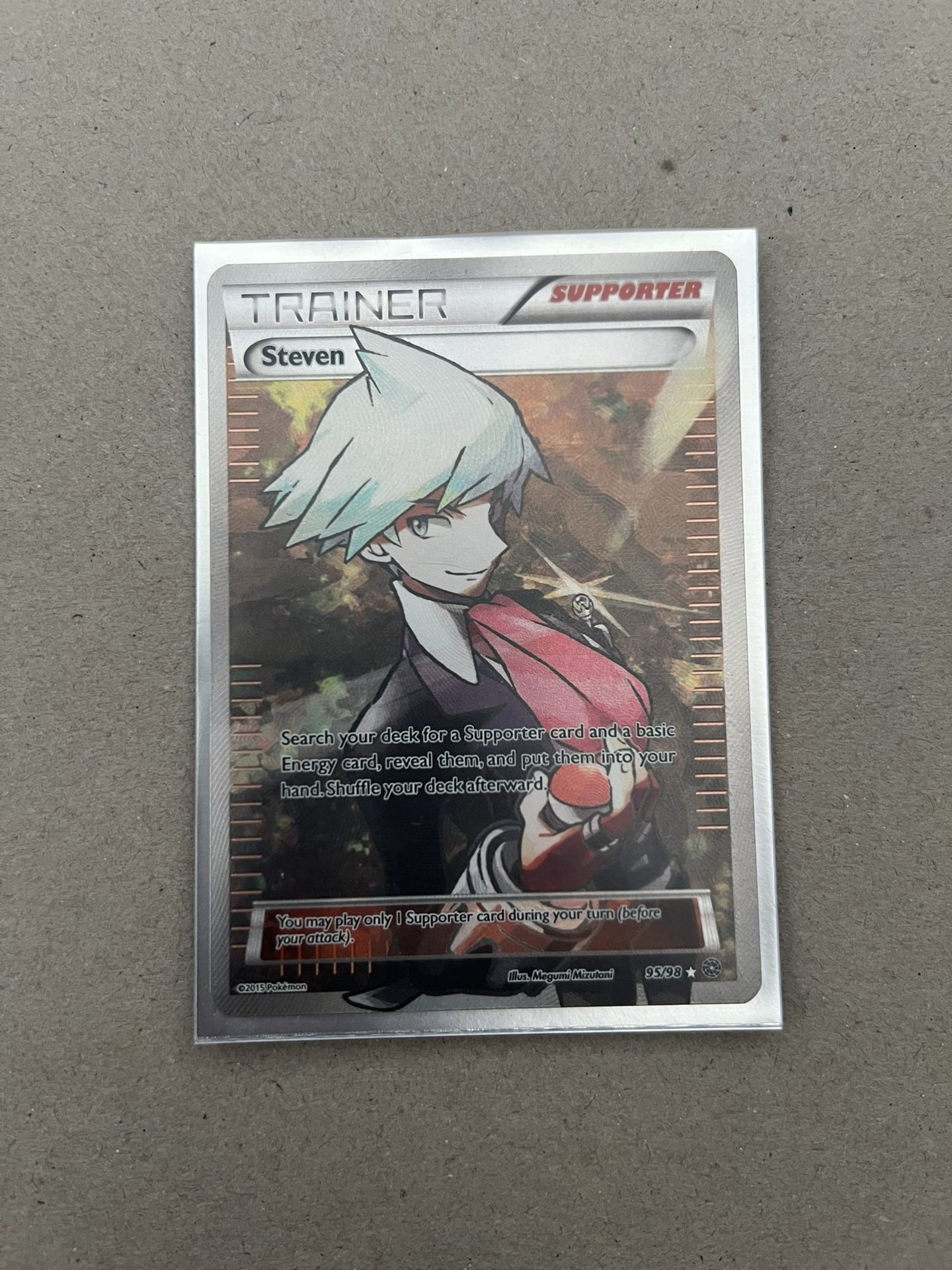 Steven Full Art 95/98 XY Ancient Origins MP-HP