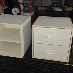 Two Drawer W/2 Shelf Organizer