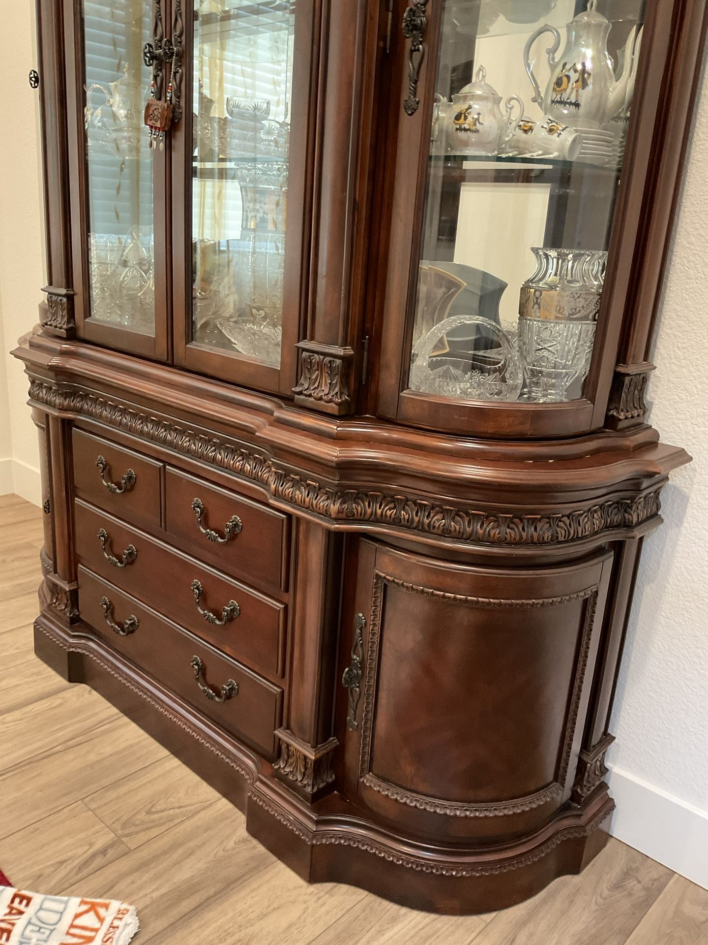 Wooden China Cabinet