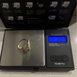 10k Gold Money Sign Ring