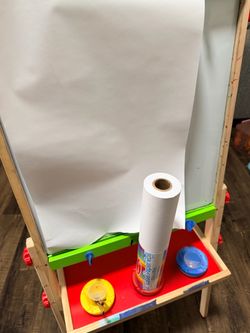 Adjustable height Easel/whiteboard