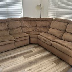 Large Brown Sectional 