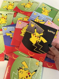 Pokémon 25th Anniversary McDonald’s packs Celebrations
