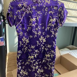 Purple Asian Dress