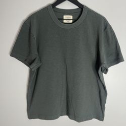 Buck Mason Field-Spec Cotton Heavy T Shirt Mens Large Gray