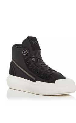Adidas Y-3 Men's Ajatu Court High Top Sneakers, Size 9.5 US