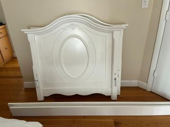 2 Twin wood headboard and frame $150 each set