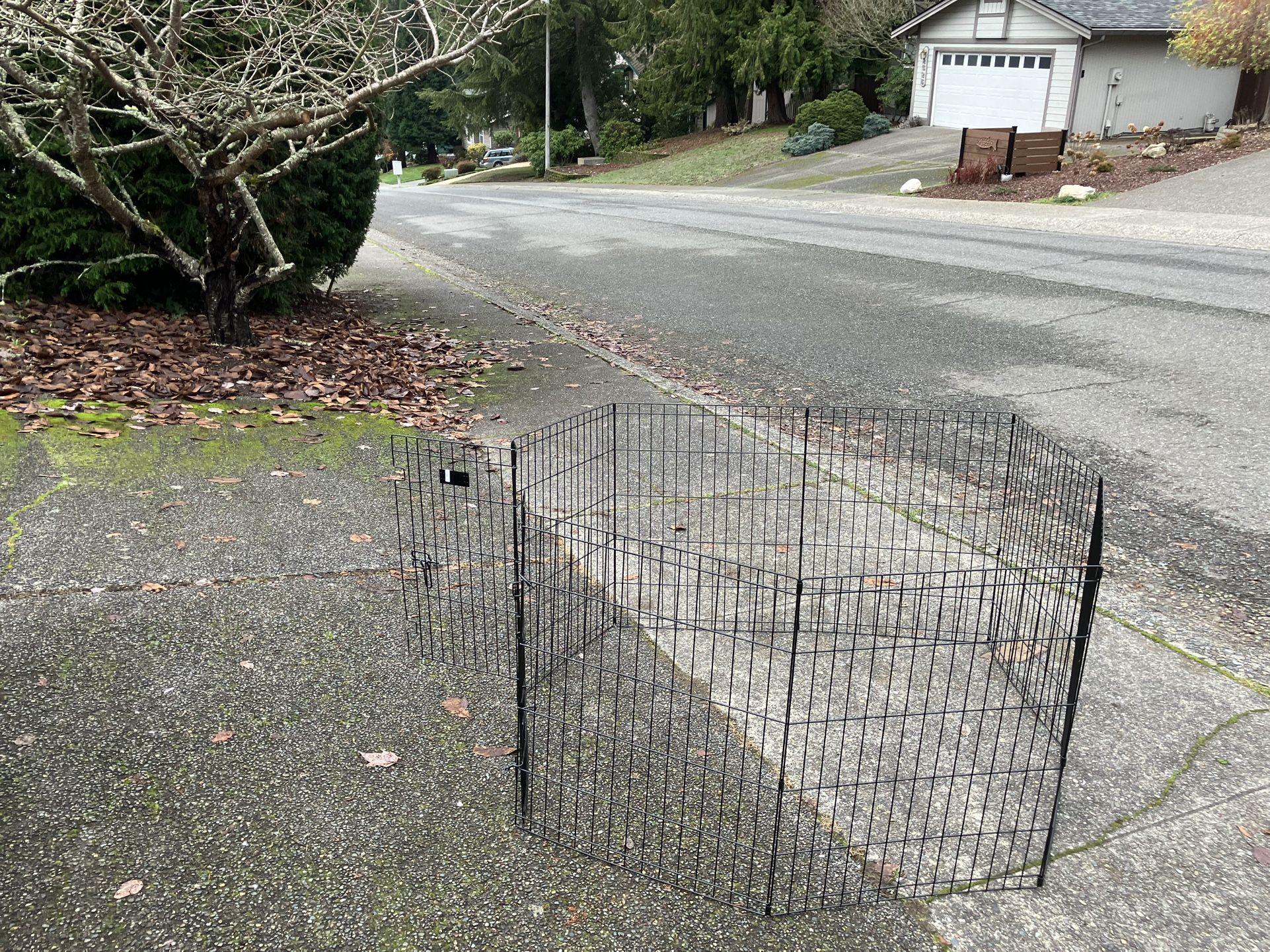 Small Medium Dog Cat Rabbit Bunny Kennel Pet Travel Playpen Collapsible 48” by 48” by 30” High