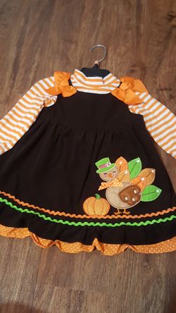 Thanksgiving dress 2T