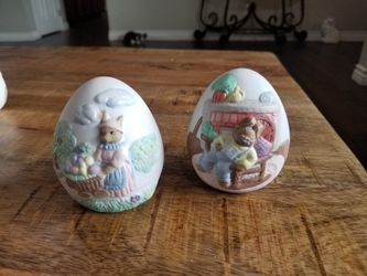 Ceramic Happy Easter Eggs