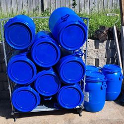 Barrels 10 Gallons $18 And 15 Gallons $25 And 16 Gallons $26
