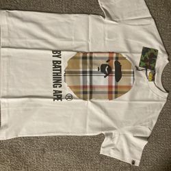 Small Bape Burberry Shirt