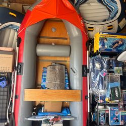 I have a variety of inflatable runabouts for sale along with a pedal drive paddle board