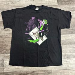 Men’s DC Batman Joker Heath Ledger Shirt Large