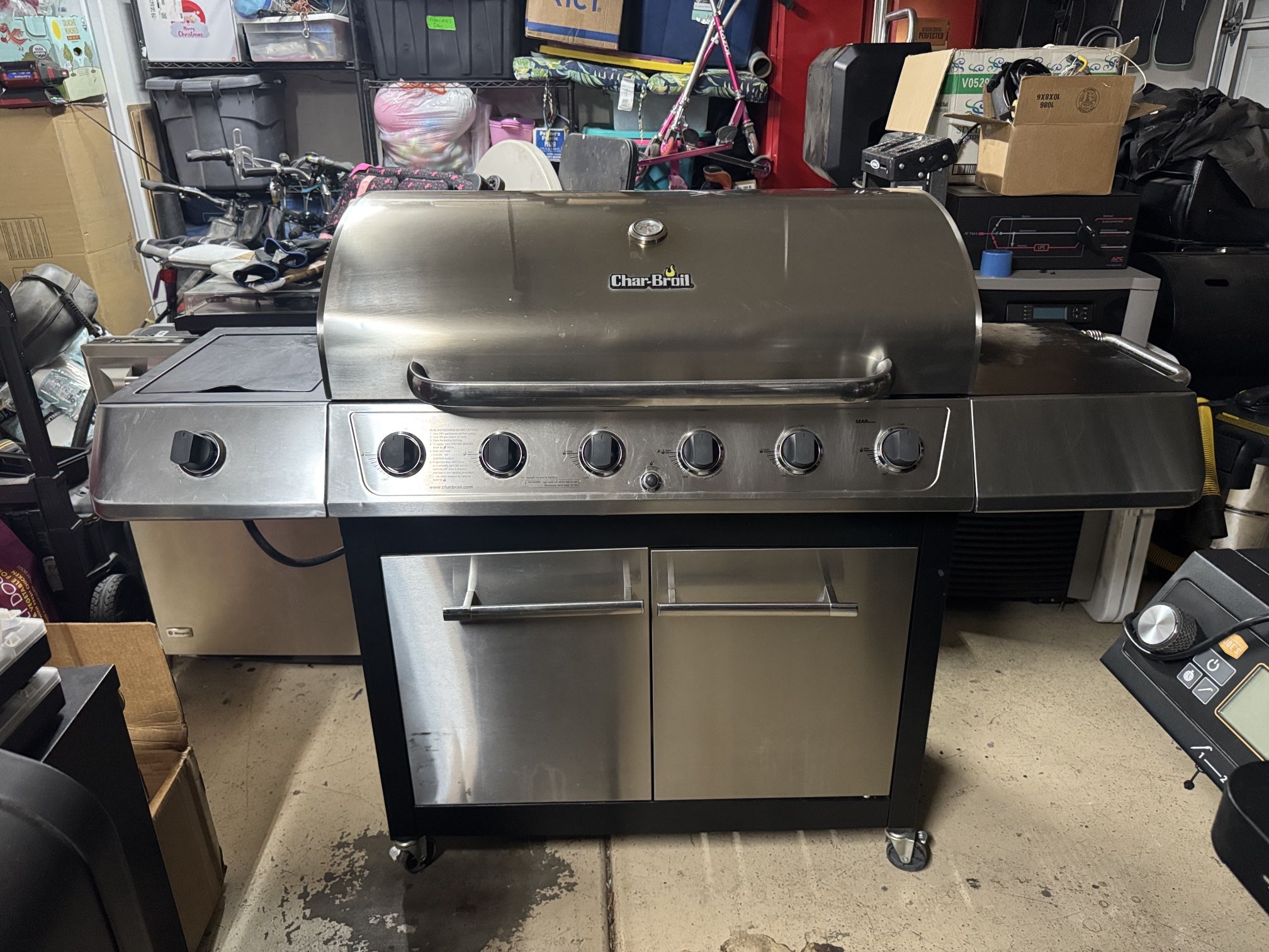 Charbroil 5 Burner with Sear And Side Burner - $225 OBO