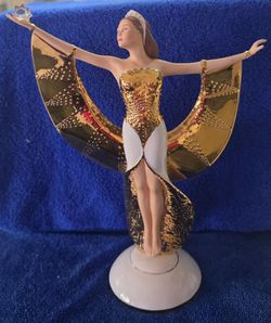 Sunrise In Gold - 11 inch Vintage Deco Figurine - FRANKLIN MINT