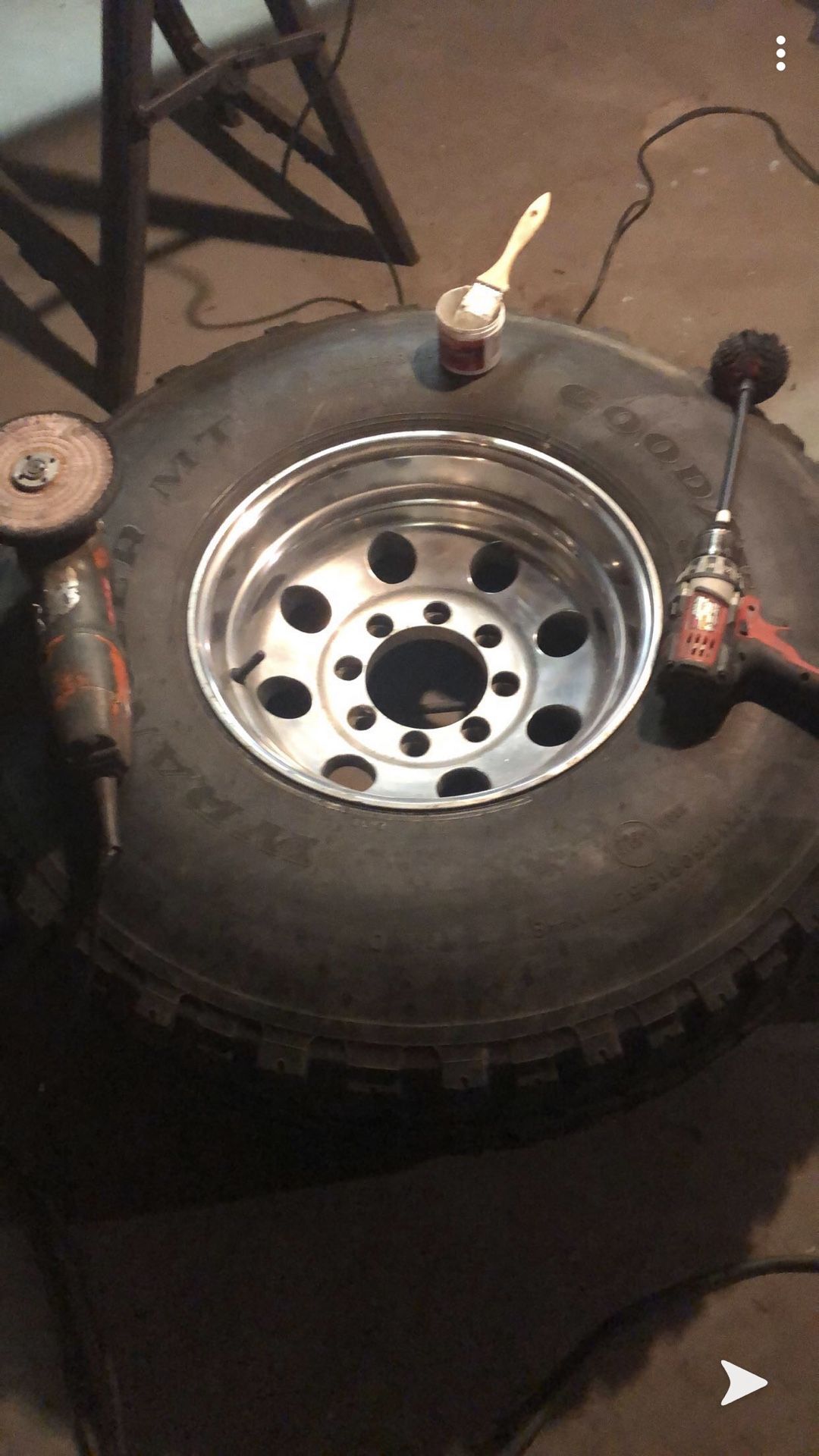 Military tires and rims