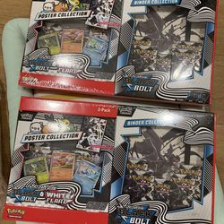 Pokmon Binder Poster Collection with Booster Packs Black Bolt (2 packs available)