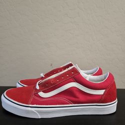 Mens New Red Vans 