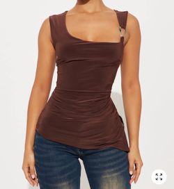 Brown top