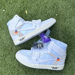 Virgil Abloh Archive x Air Jordan 1 Retro High OG “Alaska” – AA3834-100 | Brand New DS 8.5M