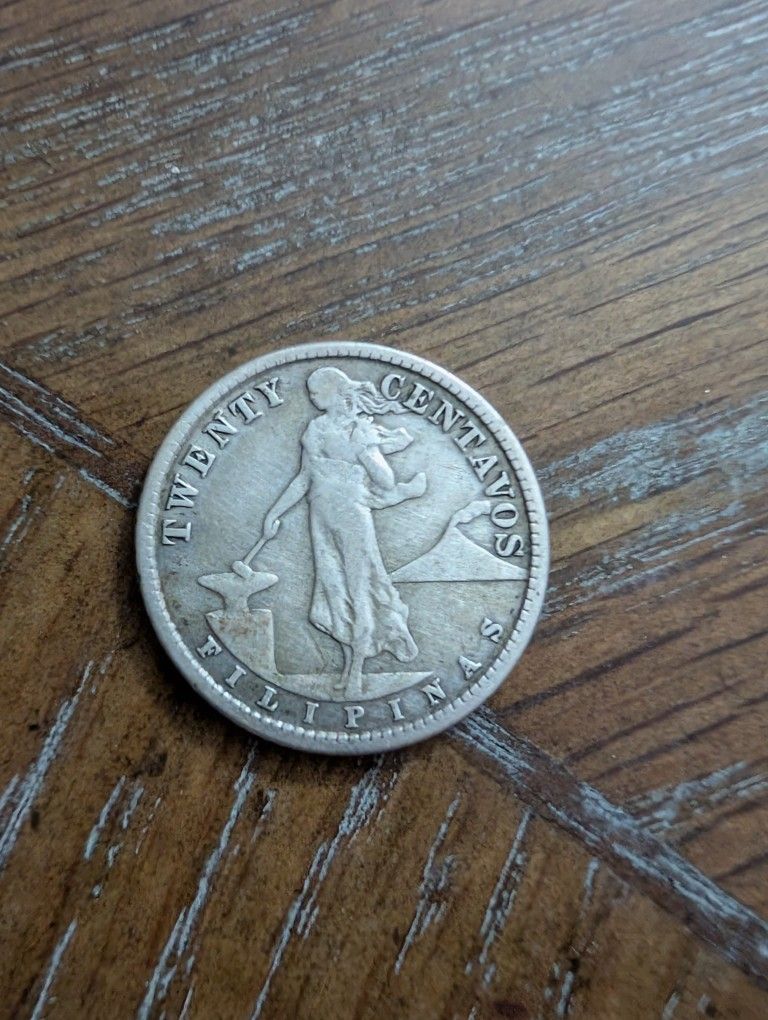 Silver 1919s Philippines Key Date Coin