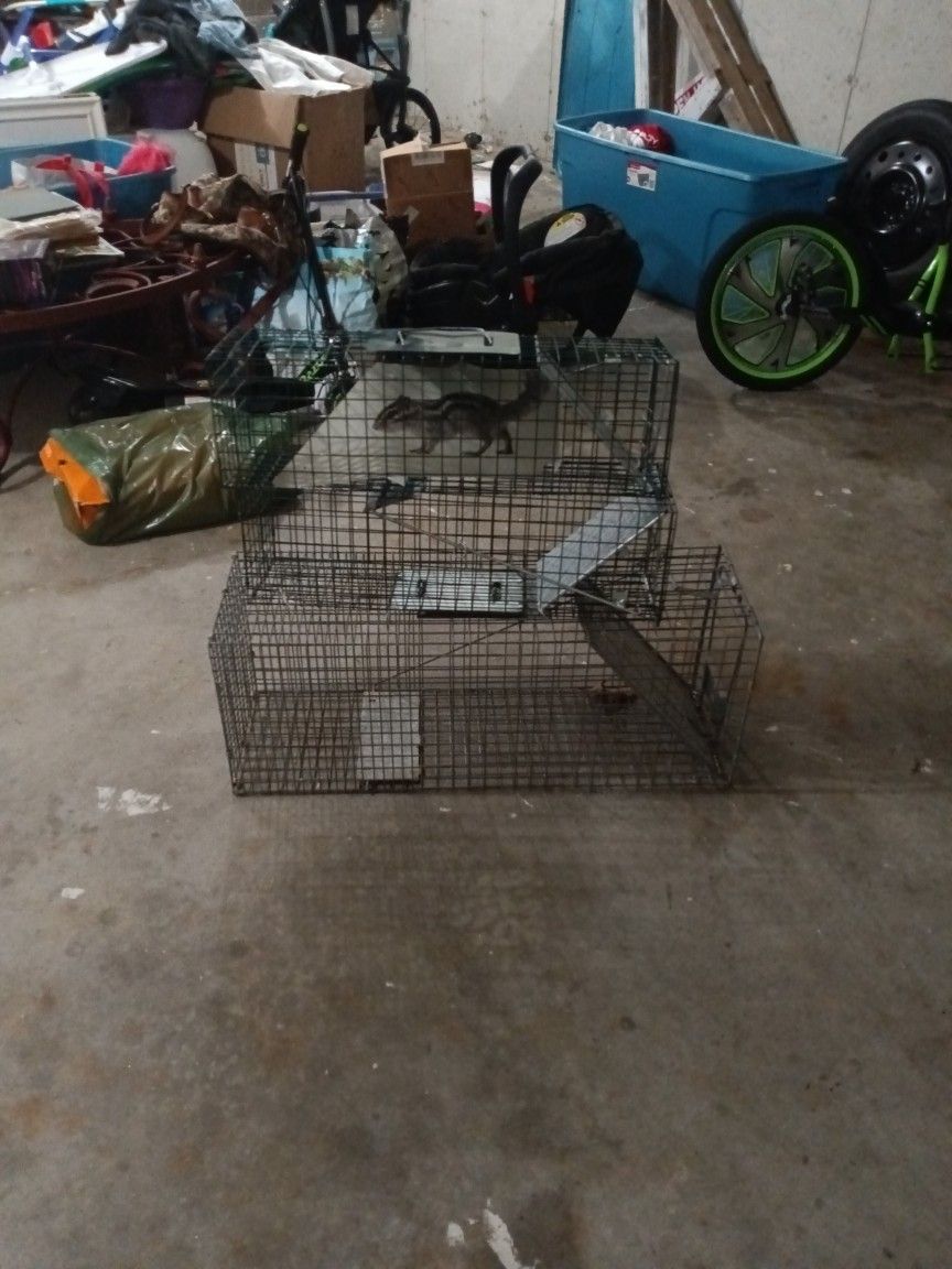 2 Small And 1 Large Animal Trap Have A Heart Catch And Release