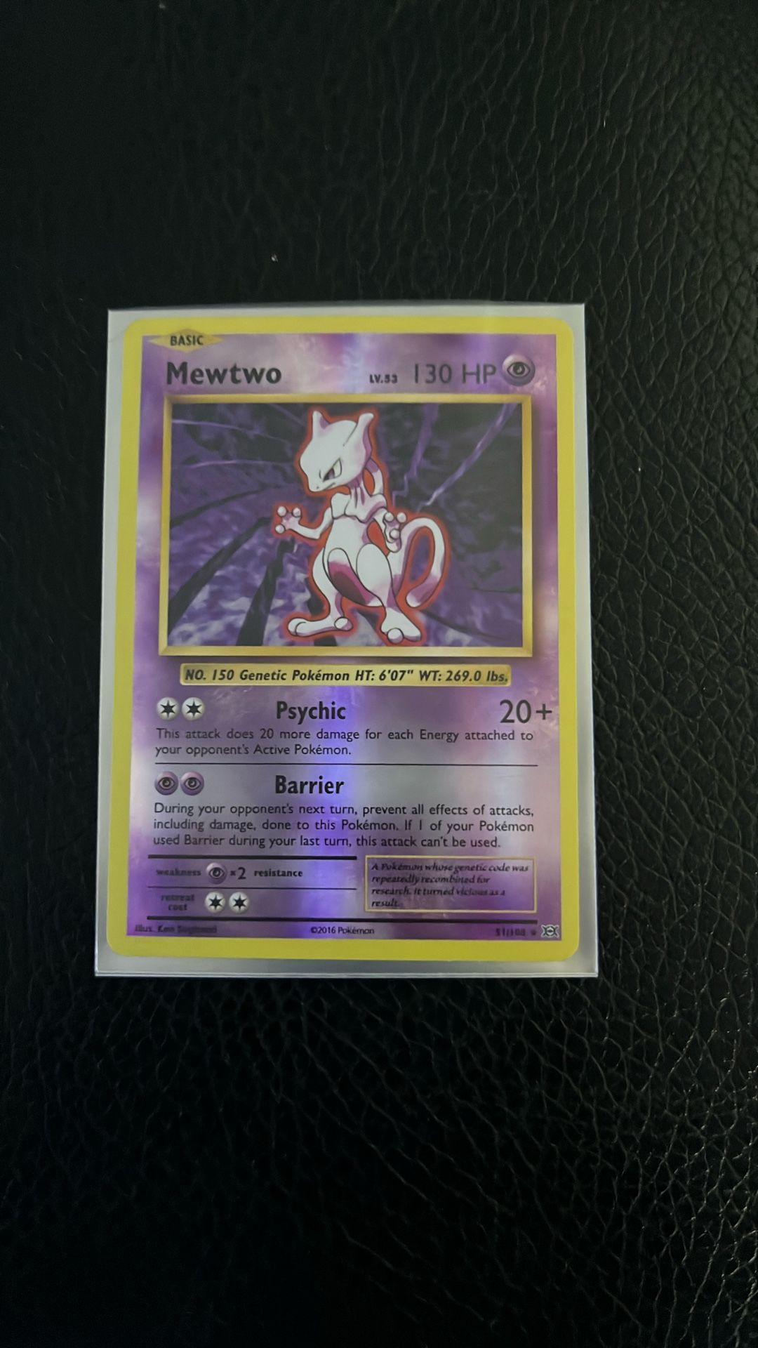 Mewto 130 Hp Pokemon Anime Old 2000