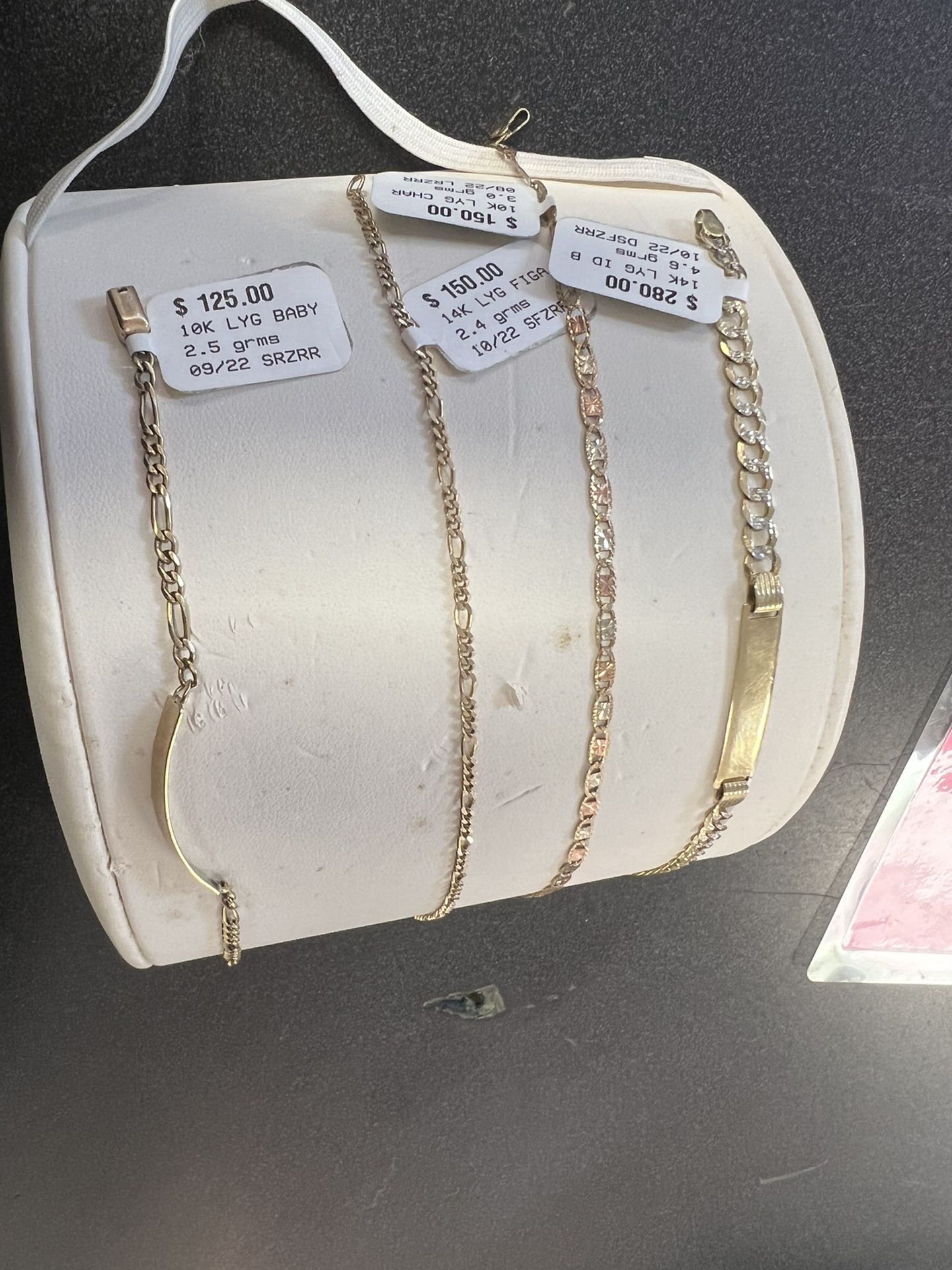 Bracelet with 14 k gold - Jewelry & Accessories