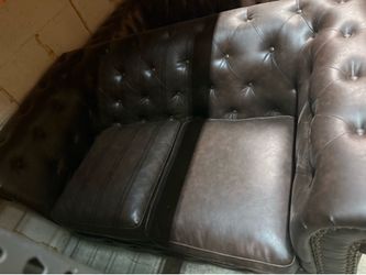 Three (3) leather couches