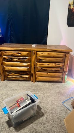 Cedar dresser