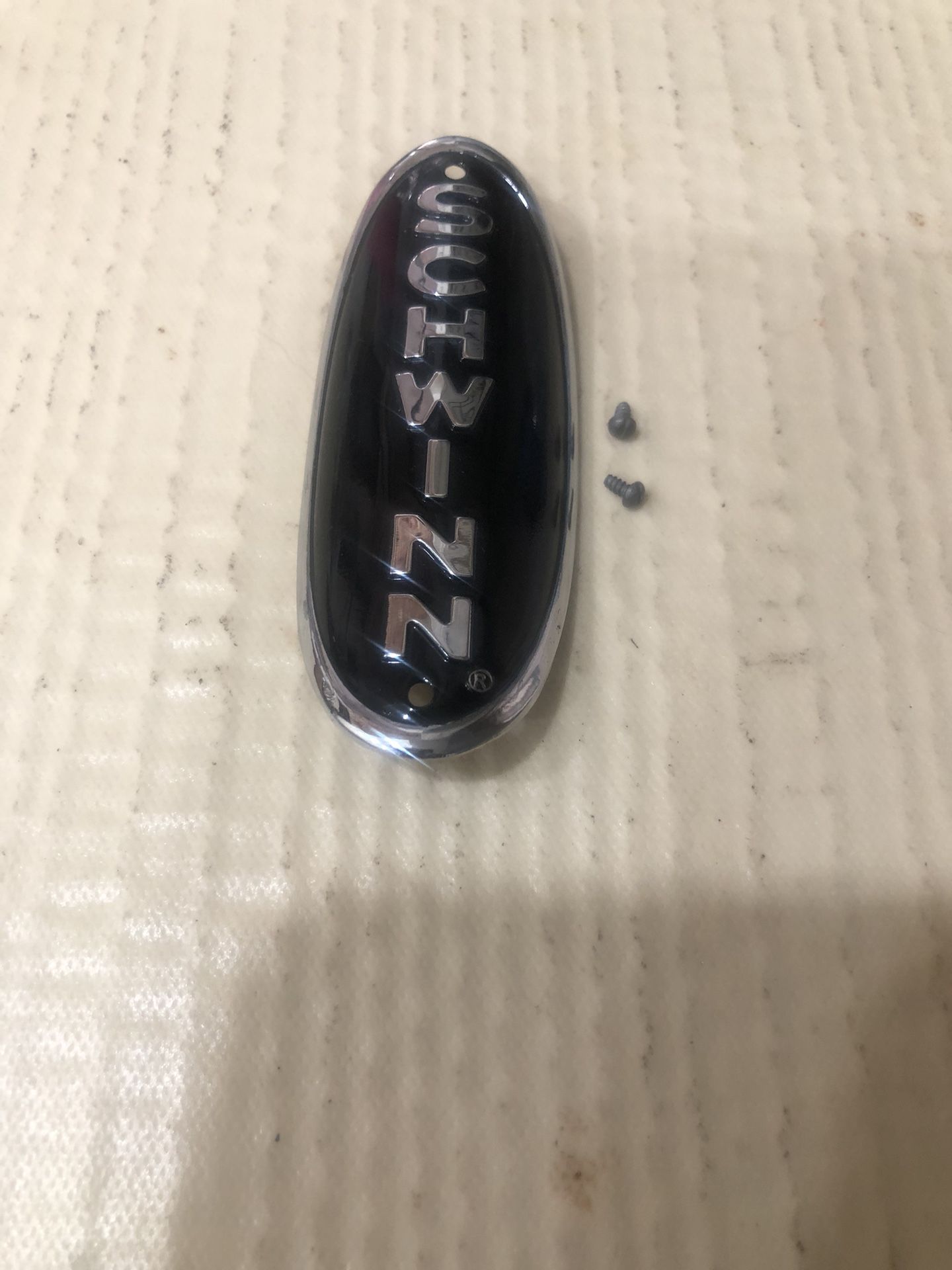 Schwinn 40”s /50”s Front  Black Head Badge