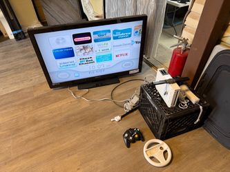 Nintendo Wii Console Bundle + Accessories