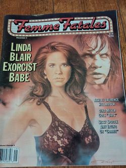 Femme Fatales Magazine Linda Blair Cover Vol 8 No 8
