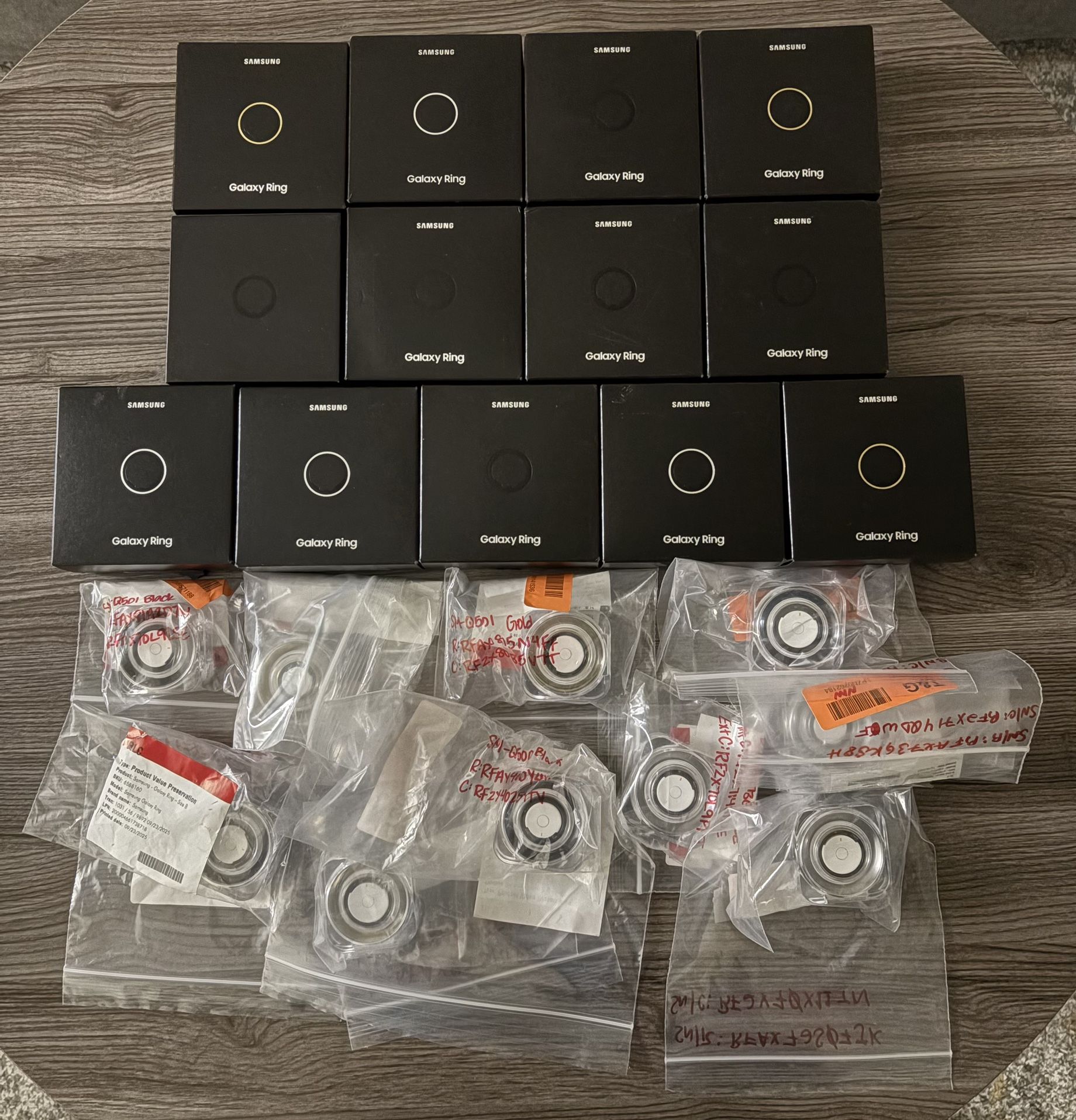 Samsung Galaxy Smart Rings Lot Of 23