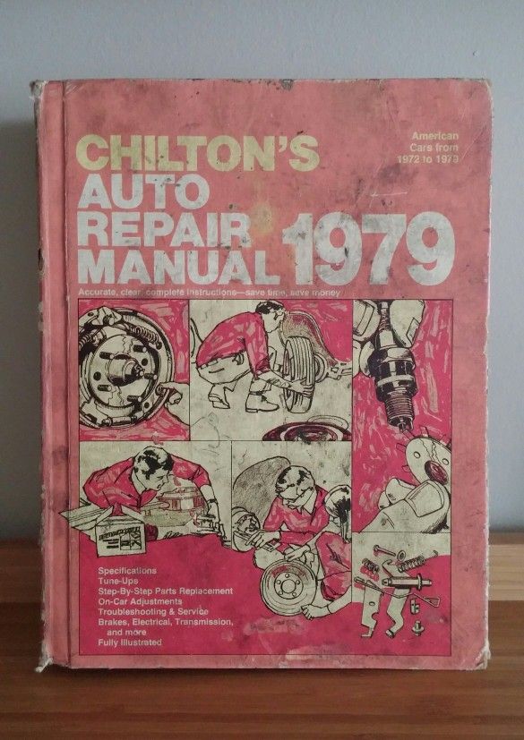 Vintage Chiltons Auto Repair Manuals