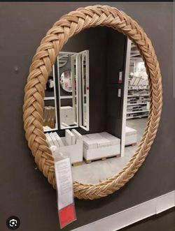 Rattan mirror Boho