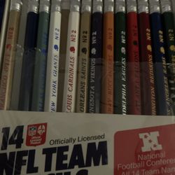 13 NFL Vintage  Pencils