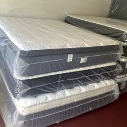 King Size Mattress Serta Perfect Sleeper Pillow Top 16” Inches Thick Wrapped in Plastic Direct From Factory Same Day Delivery  🚚 