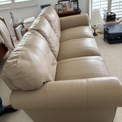 free leather couch & chairs