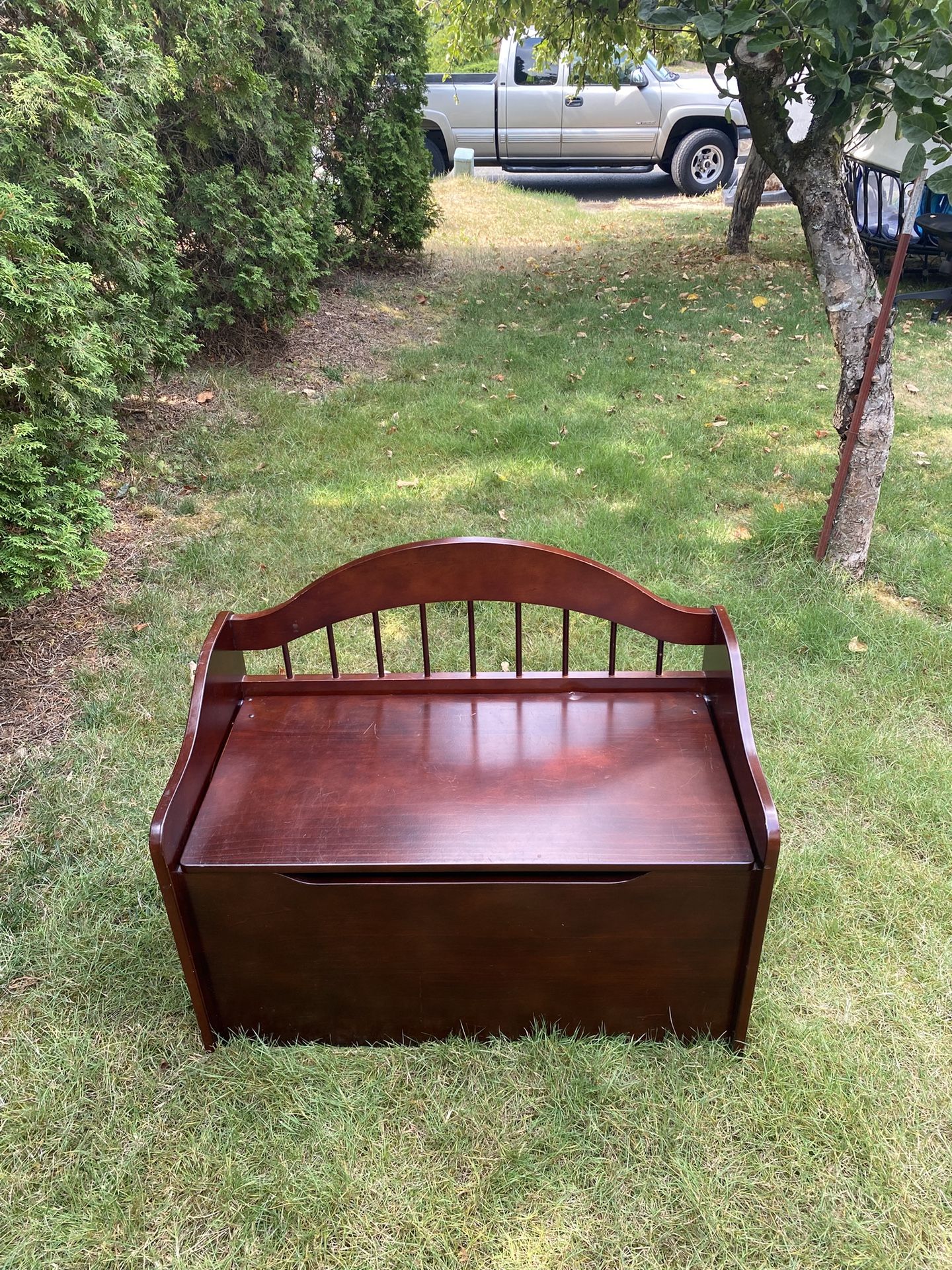 Wooden Storage Bench