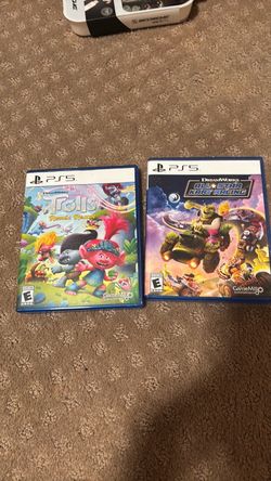 2 PS5 Kids Games - Trolls Remix Rescue & DreamWorks All-Star Kart Racing