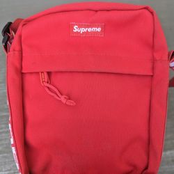 Red Supreme Shoulder Bag