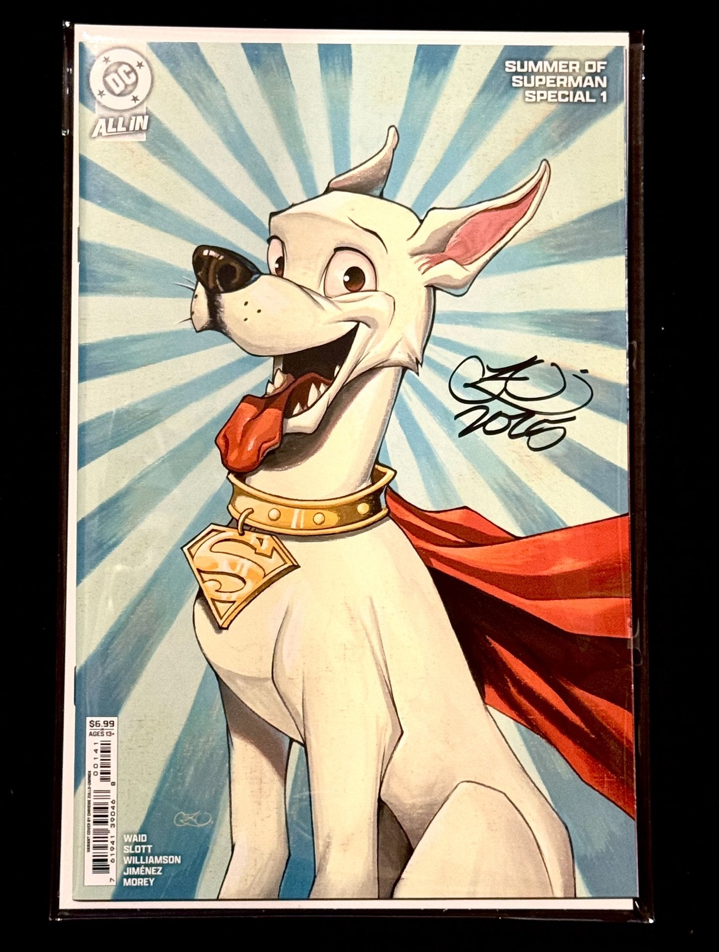 SUMMER OF SUPERMAN SPECIAL #1 - SIGNED CHRISSIE ZULLO-NM-w/COA