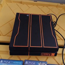 PS4 Black Ops 3 Edition 1 Terabyte With All Games No Controller Has HDMI Cord