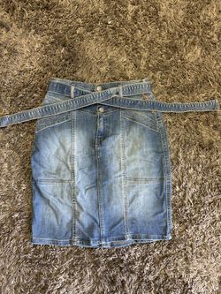 Knox Rose Denim Mini Skirt 