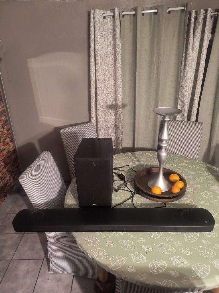 Lg Atmos Sound Bar And bass